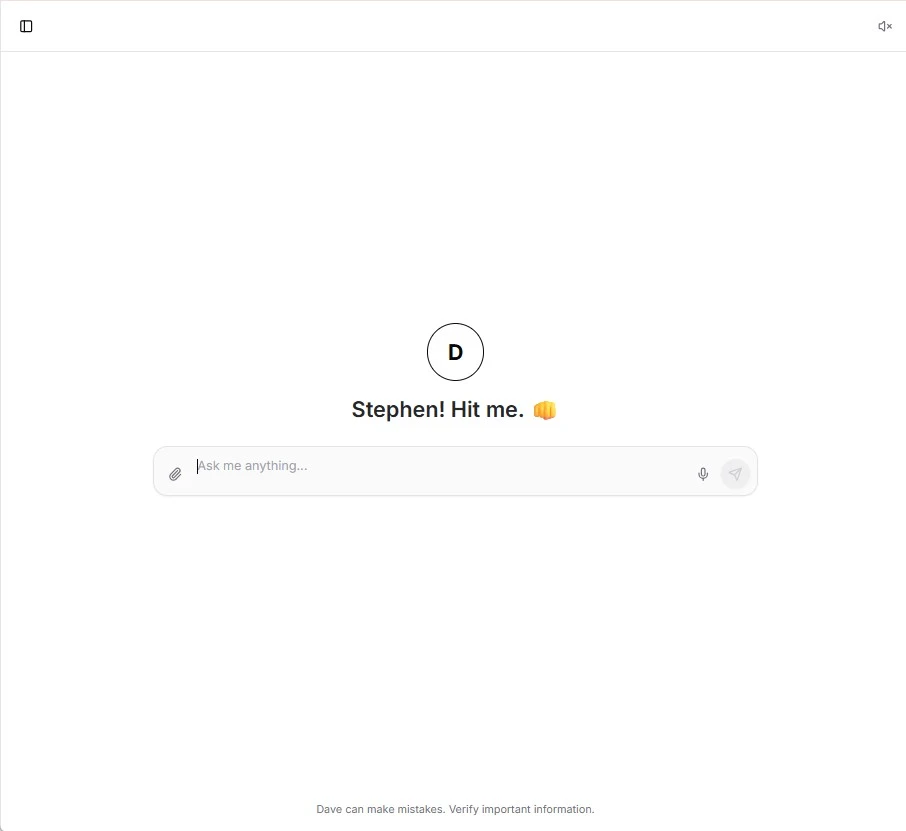 Main AI agent chat interface with construction-trained responses and project context